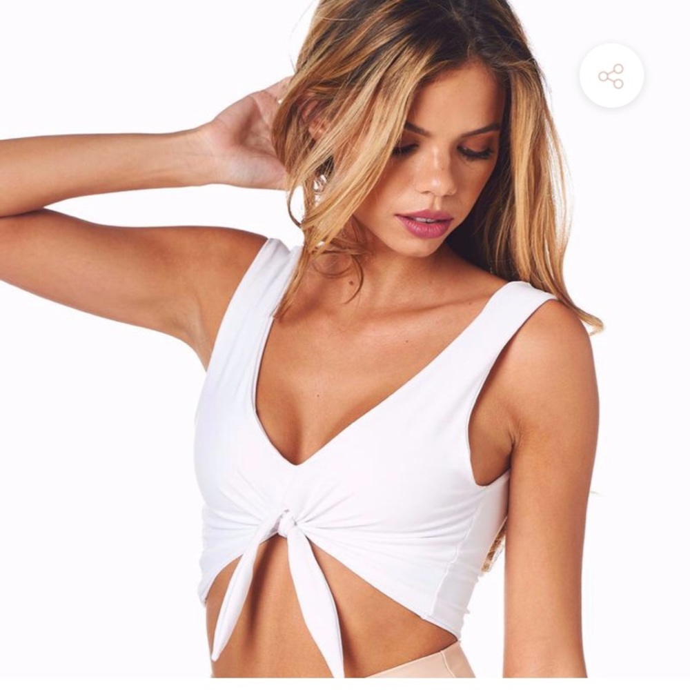 Montce swim white Kim top